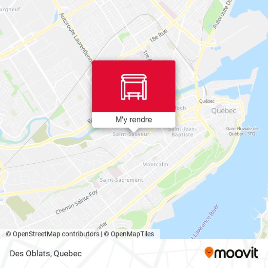Des Oblats plan