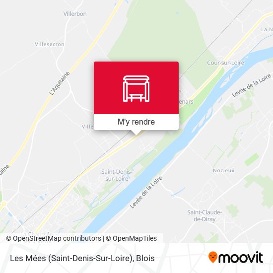 Les Mées (Saint-Denis-Sur-Loire) plan