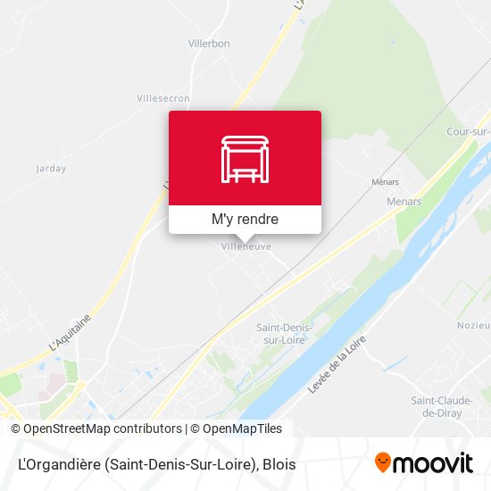 L'Organdière (Saint-Denis-Sur-Loire) plan