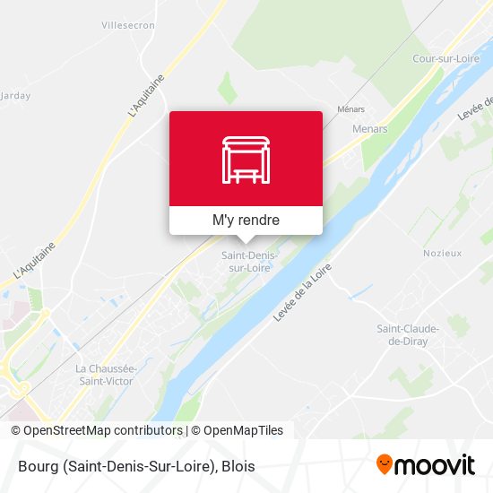 Bourg (Saint-Denis-Sur-Loire) plan