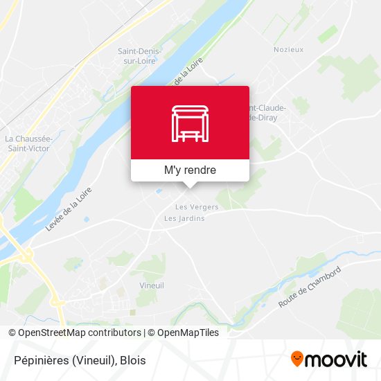 Pépinières (Vineuil) plan