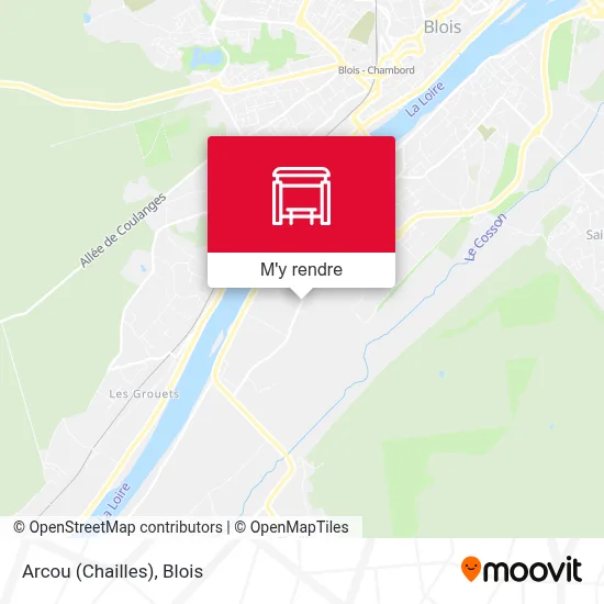 Arcou (Chailles) plan