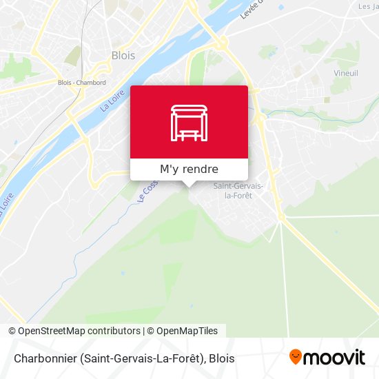 Charbonnier (Saint-Gervais-La-Forêt) plan