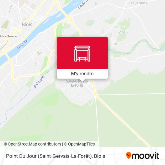 Point Du Jour (Saint-Gervais-La-Forêt) plan