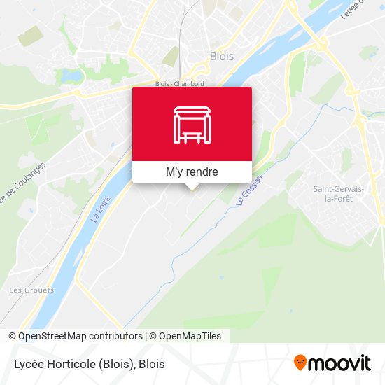 Lycée Horticole (Blois) plan