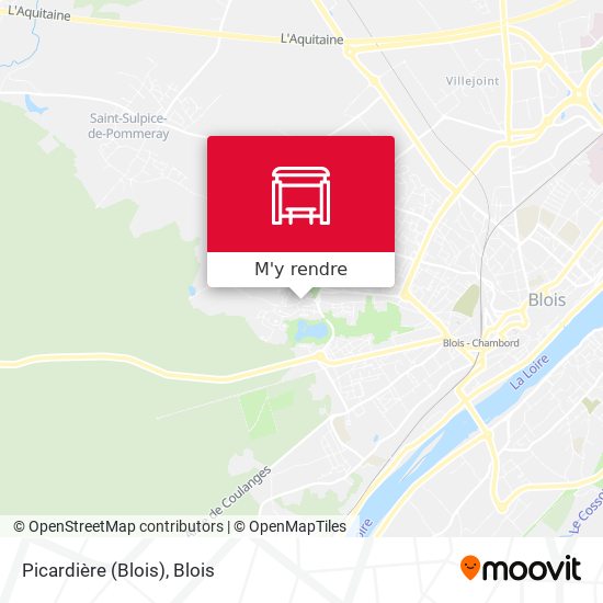 Picardière (Blois) plan