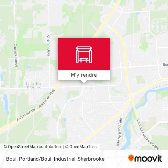 Boul. Portland / Boul. Industriel plan