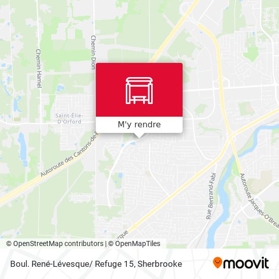 Boul. René-Lévesque/ Refuge 15 plan