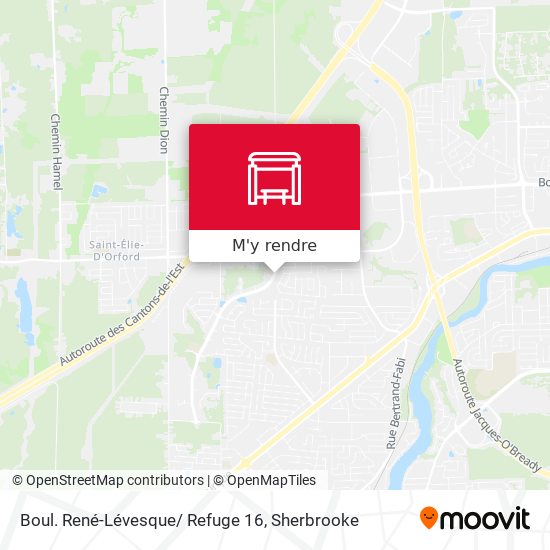 Boul. René-Lévesque/ Refuge 16 plan