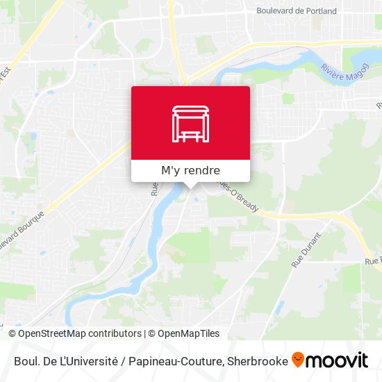 Boul. De L'Université / Papineau-Couture plan