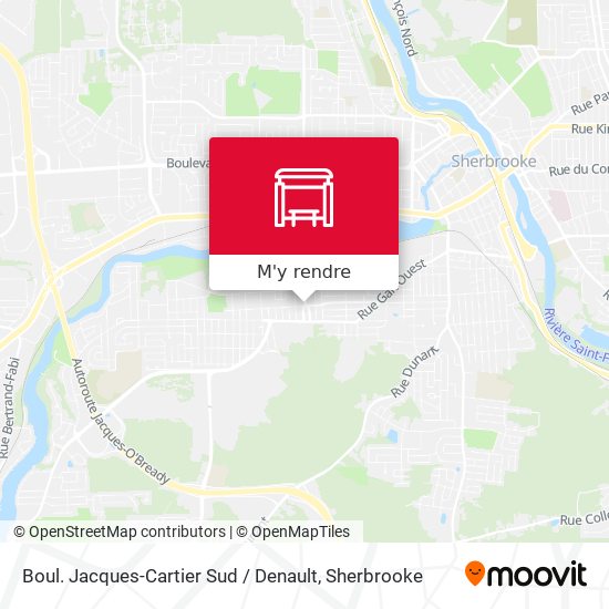 Boul. Jacques-Cartier Sud / Denault plan