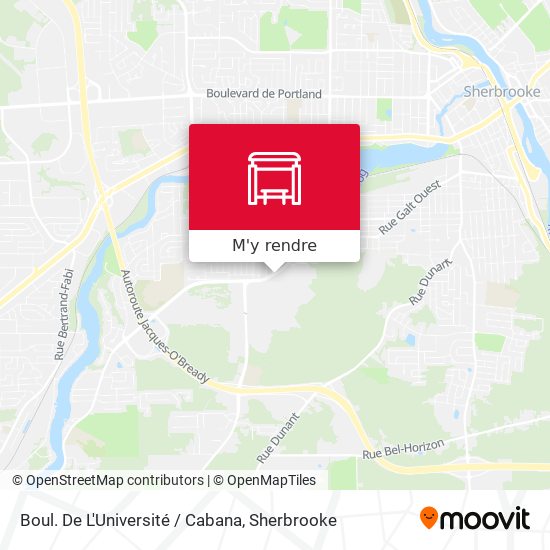 Boul. De L'Université / Cabana plan
