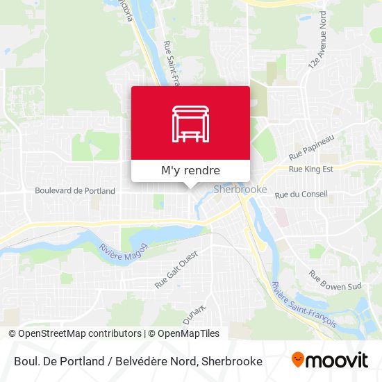 Boul. De Portland / Belvédère Nord plan