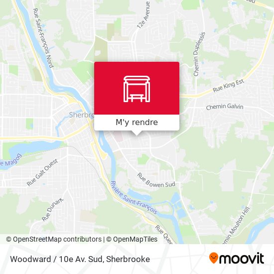 Woodward / 10e Av. Sud plan