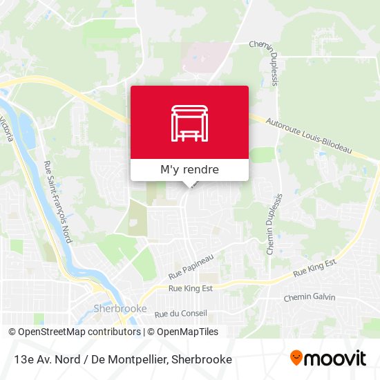 13e Av. Nord / De Montpellier plan