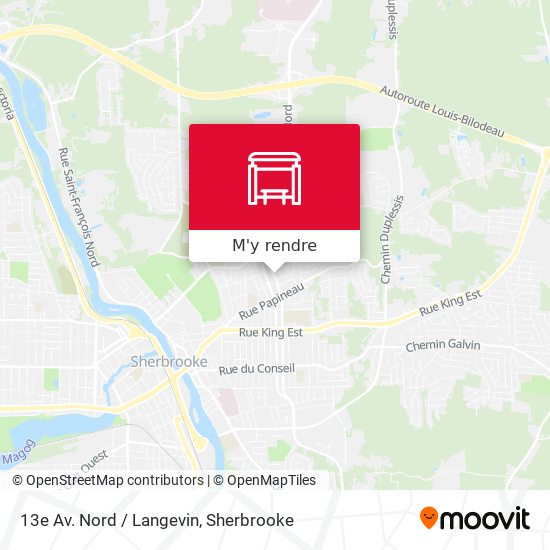 13e Av. Nord / Langevin plan