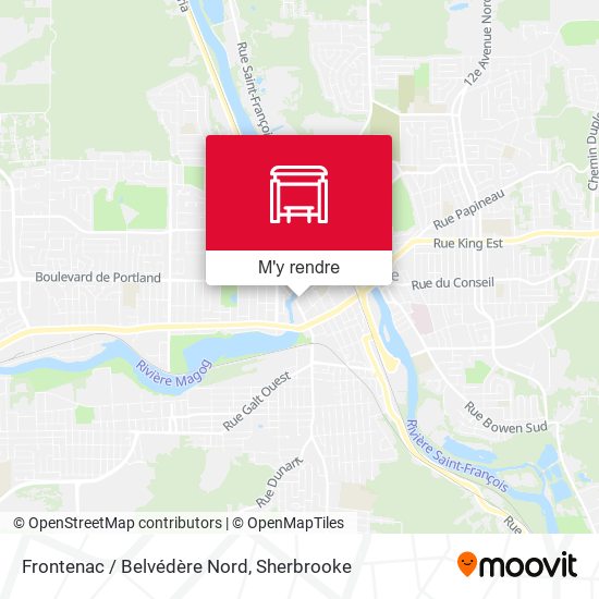 Frontenac / Belvédère Nord plan