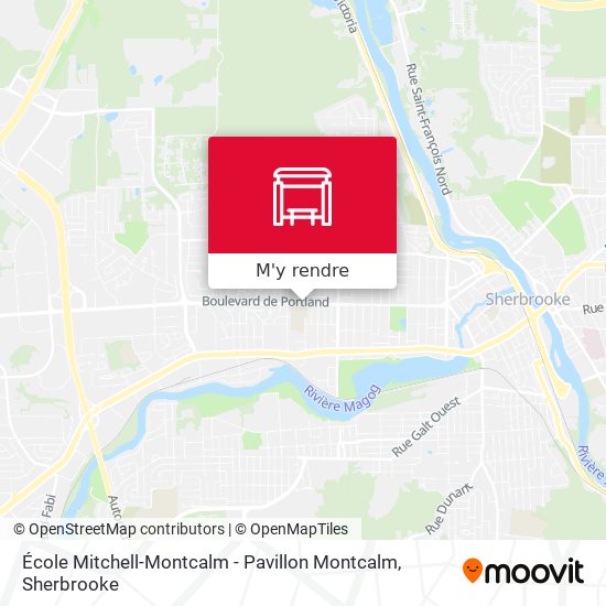 École Mitchell-Montcalm - Pavillon Montcalm plan