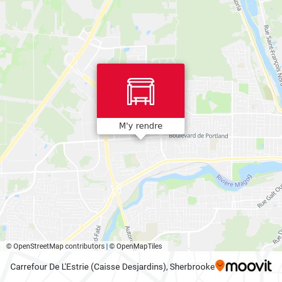 Carrefour De L'Estrie (Caisse Desjardins) plan