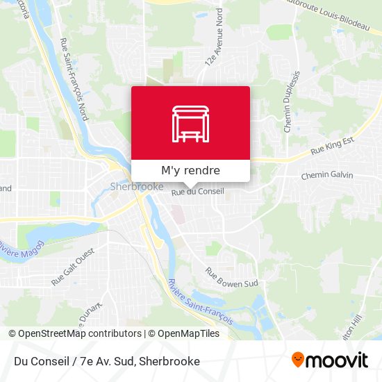 Du Conseil / 7e Av. Sud plan