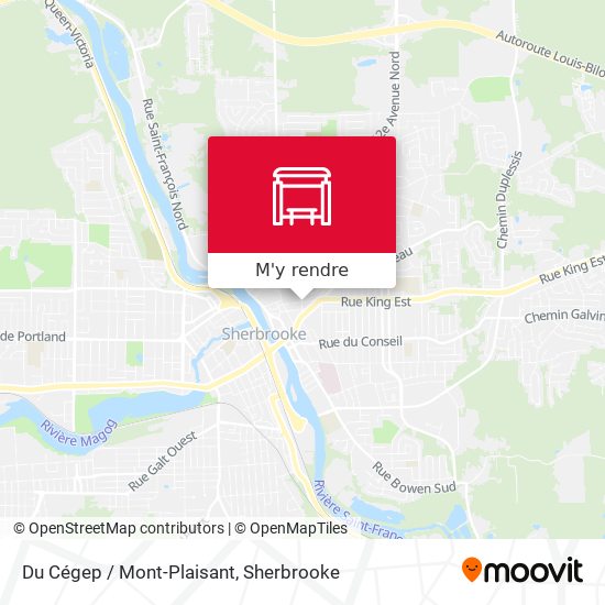 Du Cégep / Mont-Plaisant plan