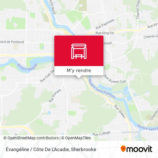 Évangéline / Côte De L'Acadie plan