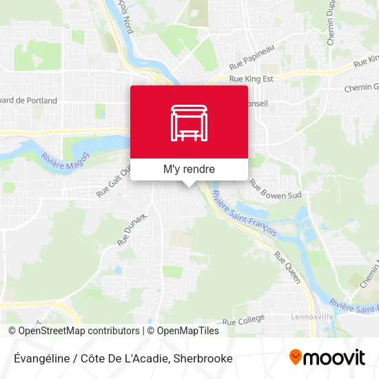 Évangéline / Côte De L'Acadie plan