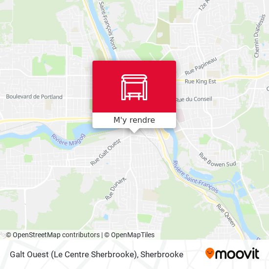 Galt Ouest (Le Centre Sherbrooke) plan
