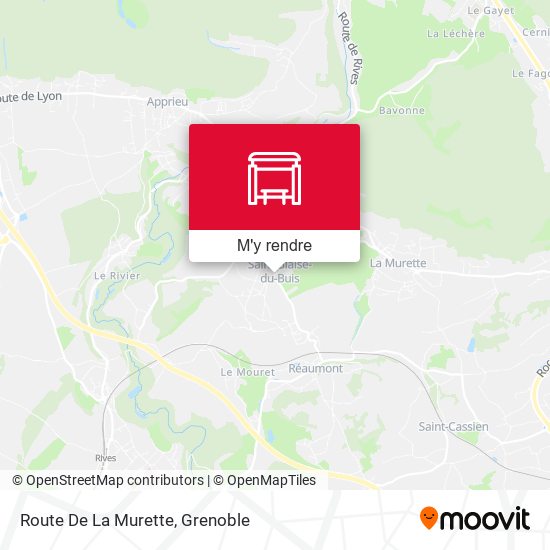 Route De La Murette plan