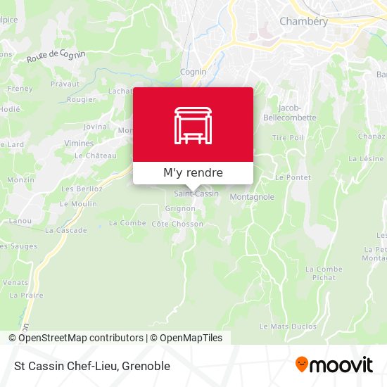 St Cassin Chef-Lieu plan
