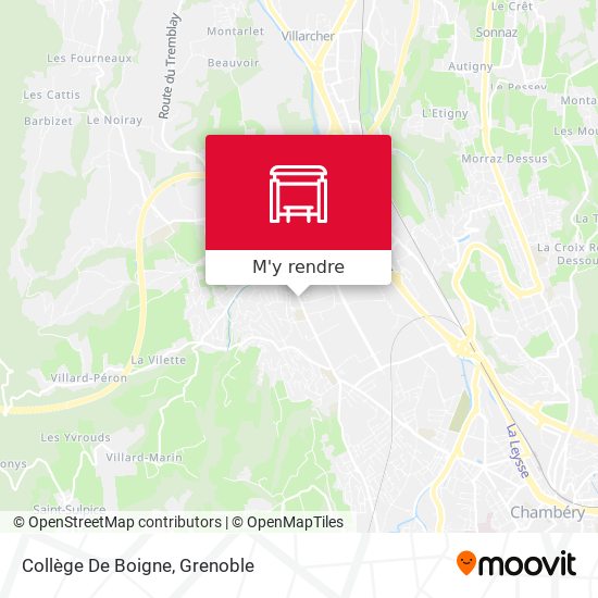Collège De Boigne plan