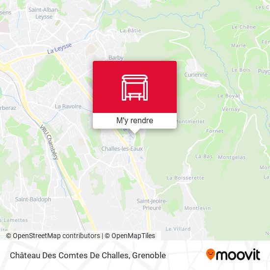 Château Des Comtes De Challes plan