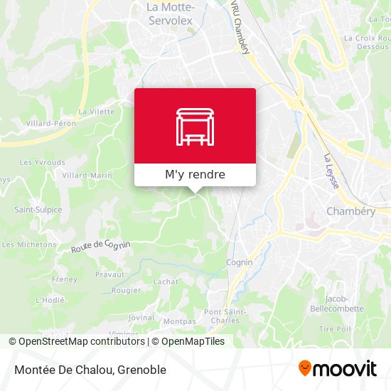 Montée De Chalou plan