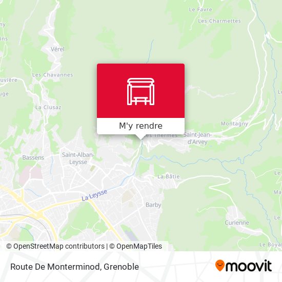 Route De Monterminod plan