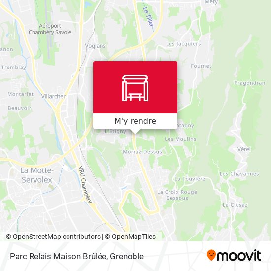 Parc Relais Maison Brûlée plan