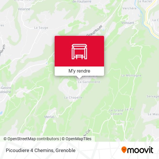 Picoudiere 4 Chemins plan