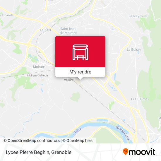 Lycee Pierre Beghin plan