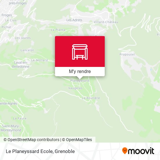 Le Planeyssard Ecole plan