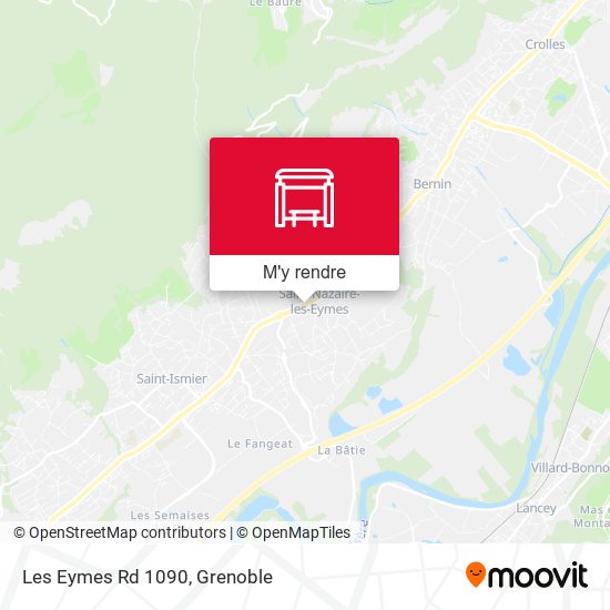 Les Eymes Rd 1090 plan