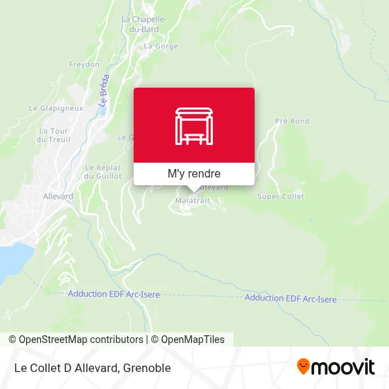 Le Collet D Allevard plan