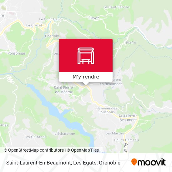 Saint-Laurent-En-Beaumont, Les Egats plan