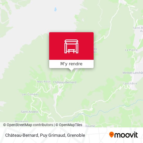 Château-Bernard, Puy Grimaud plan