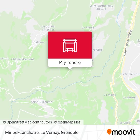 Miribel-Lanchâtre, Le Vernay plan