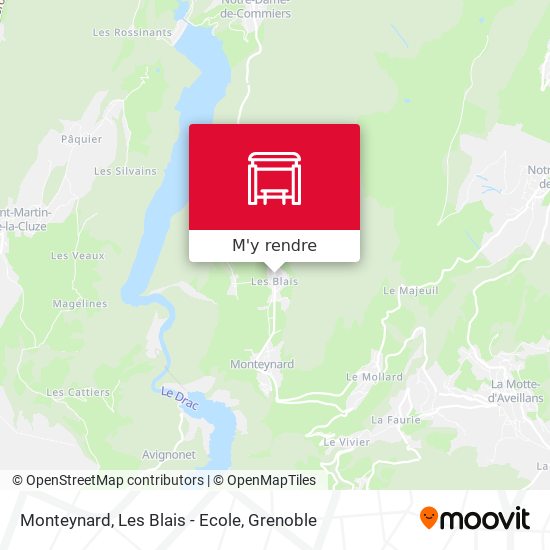 Monteynard, Les Blais - Ecole plan