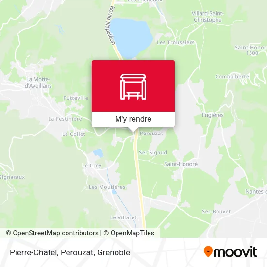 Pierre-Châtel, Perouzat plan