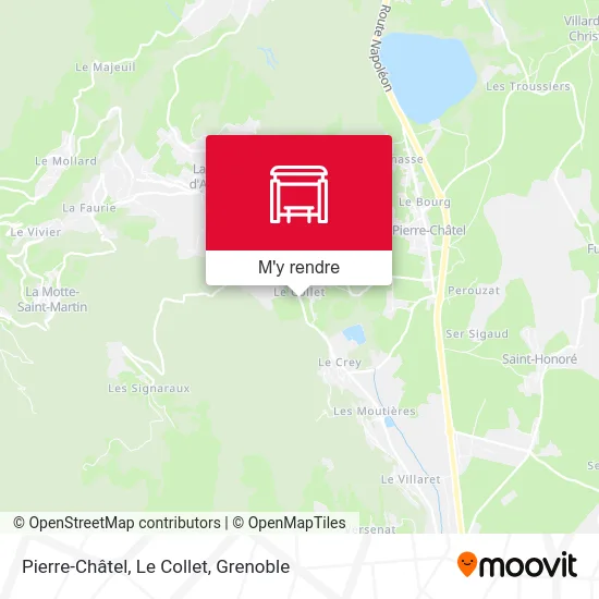 Pierre-Châtel, Le Collet plan