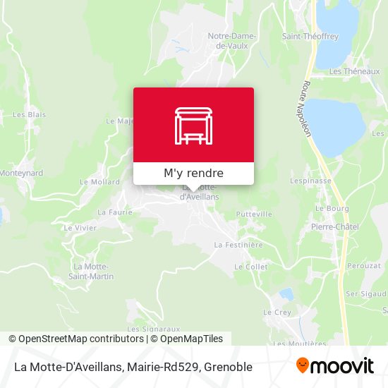 La Motte-D'Aveillans, Mairie-Rd529 plan