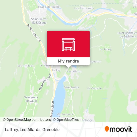 Laffrey, Les Allards plan