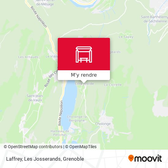 Laffrey, Les Josserands plan
