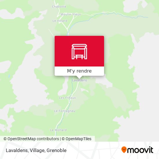 Lavaldens, Village plan